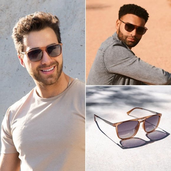 Women UVA and UVB  Pro Premium Polarized Double Bar Sunglasses main image 11